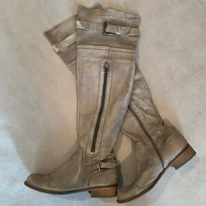 Steve Madden Taupe Over the Knee Boots